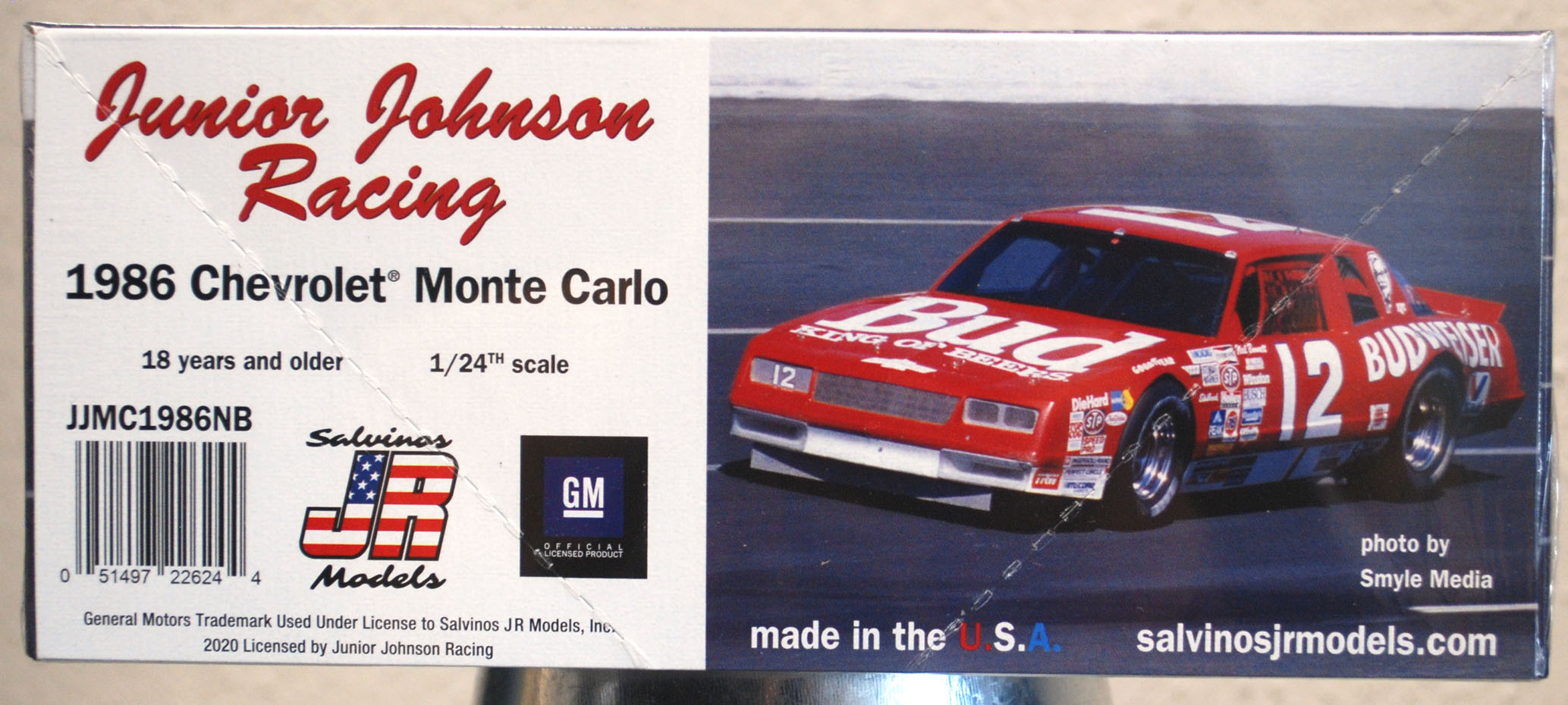 1986 Chevrolet Monte Carlo Neil Bonnet #12 Budweiser 1:25 Salvinos 226244