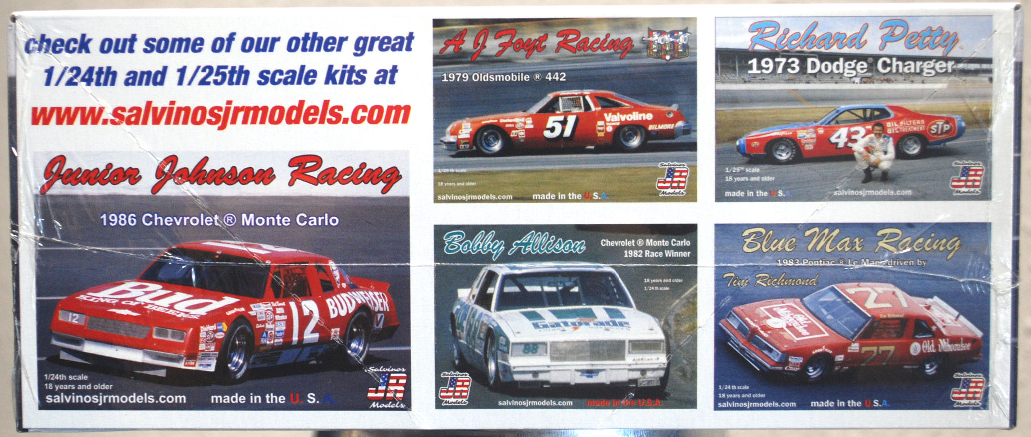 1986 Chevrolet Monte Carlo Neil Bonnet #12 Budweiser 1:25 Salvinos 226244