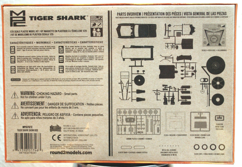 Tiger Shark Show Rod 1:25 MPC 876 Bausatz USA