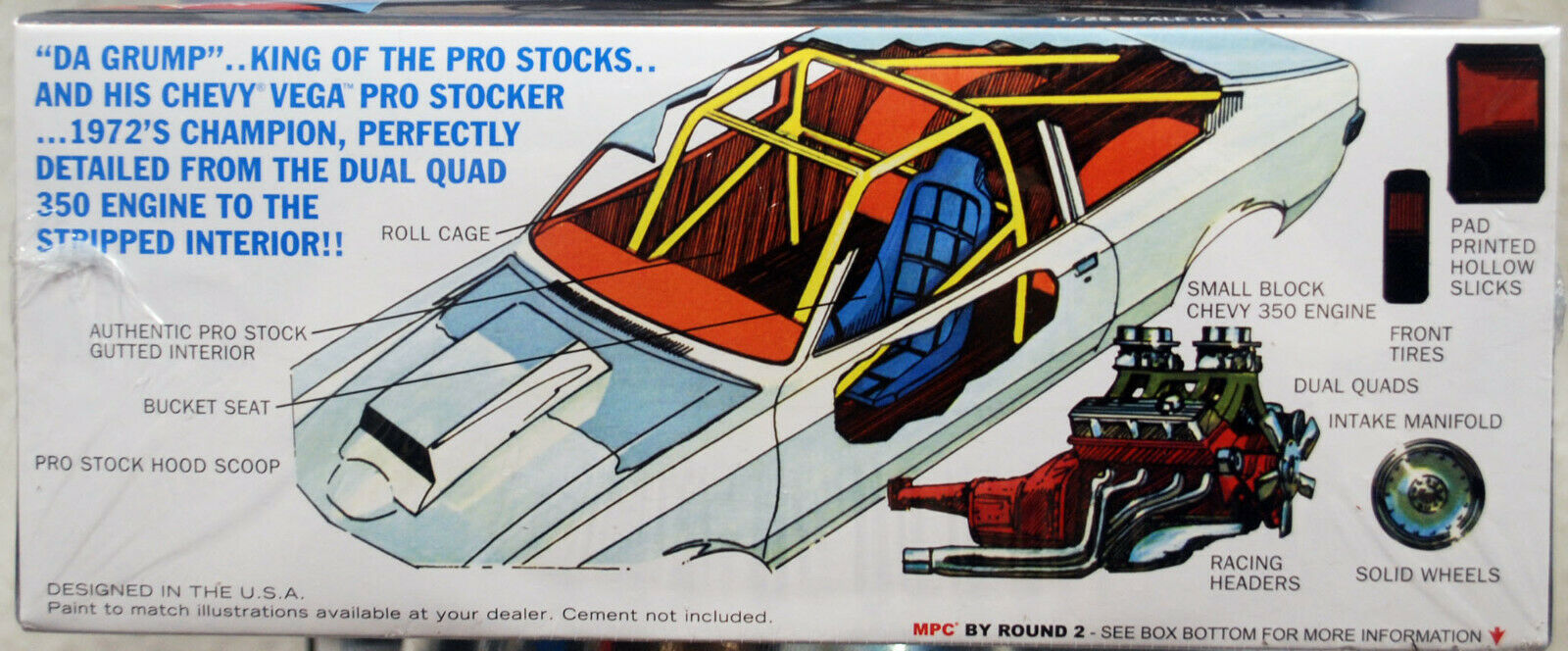 1972 Chevrolet Vega Bill Grumpy Jenkins Pro Stocker 1:25 Mpc 877