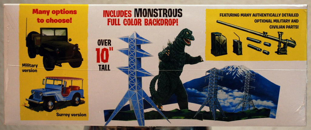 1940 WILLYS MB Jeep Planetary defense Vehicle Godzilla 1:25 MPC 882