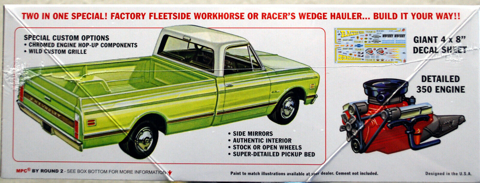 MPC 885 1972 Chevrolet Pickup Racers Wedge 2´n1 1:25  wieder neu 2021