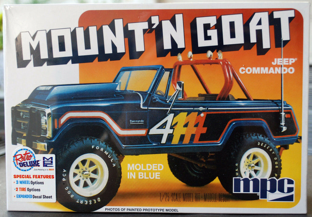 Jeep Commando Mount´n Goat Bergziege 1:25 MPC 887 wieder neu 2017