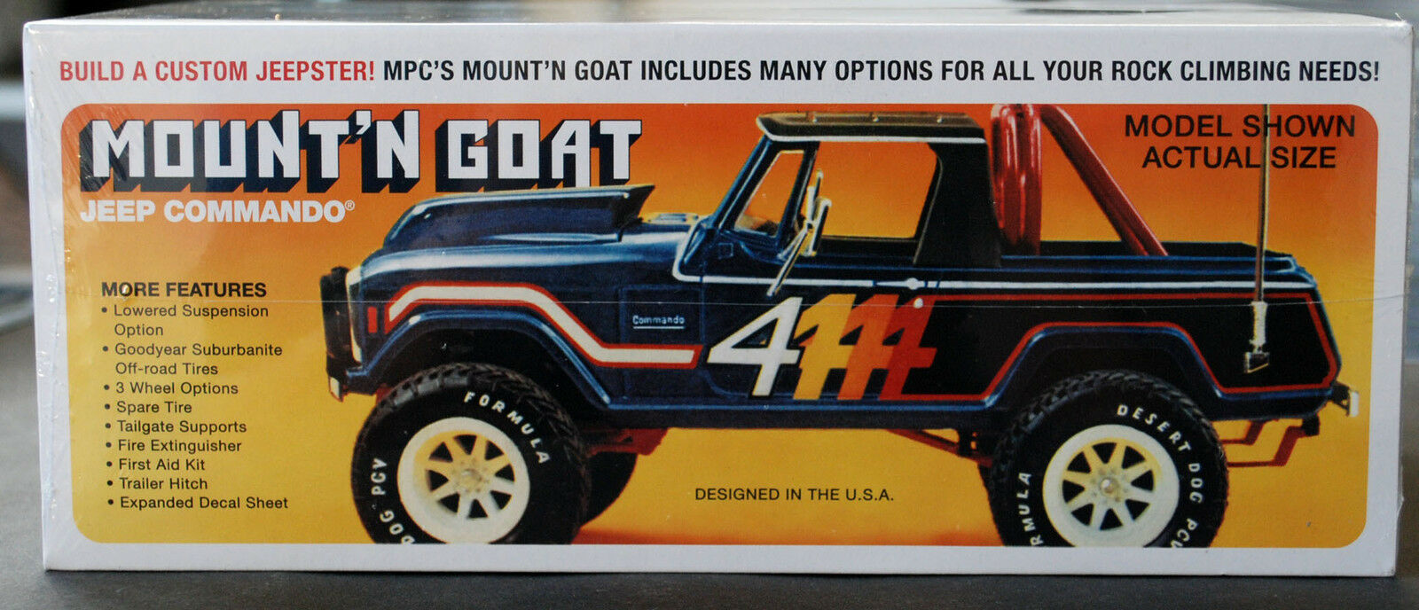 Jeep Commando Mount´n Goat Bergziege 1:25 MPC 887 wieder neu 2017
