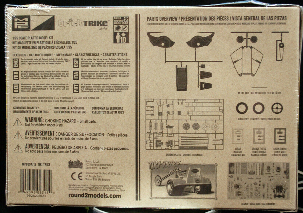 Tiki Trike Ed "Big Daddy" Roth Trike 1:25 MPC 894 wieder neu 2020