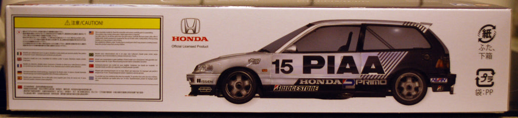 Aoshima Beemax 24005 1989 Honda Civic EF 3 Nr. 15 Gr. A PIAA, 1:24 #06