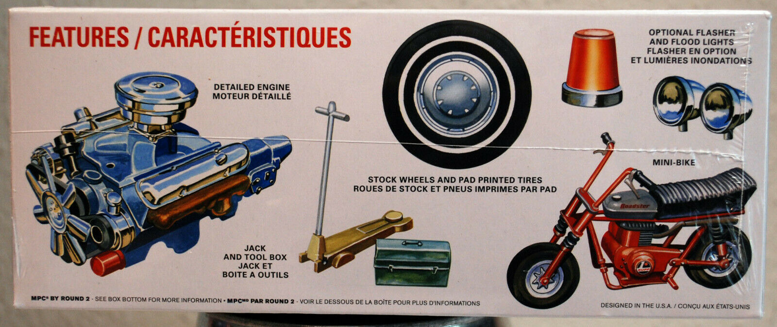 1978 Dodge D 100 Custom Pickup w. Mini Bike 1:25 MPC 901 wieder neu 2019