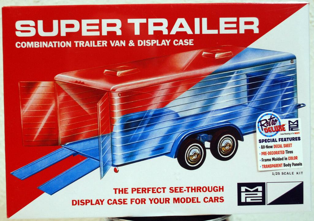 MPC 909 Super Trailer Autoanhänger Transporter Display Case 1:24