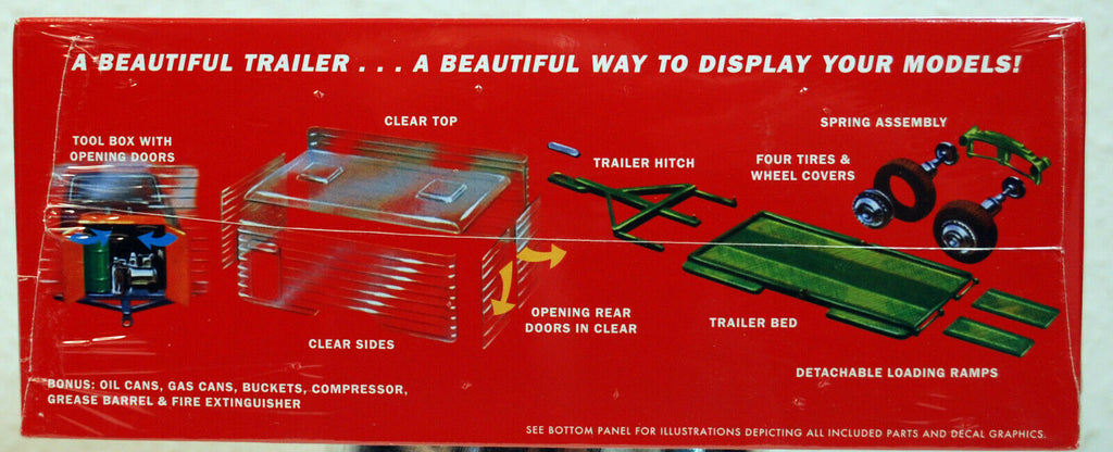 MPC 909 Super Trailer Autoanhänger Transporter Display Case 1:24