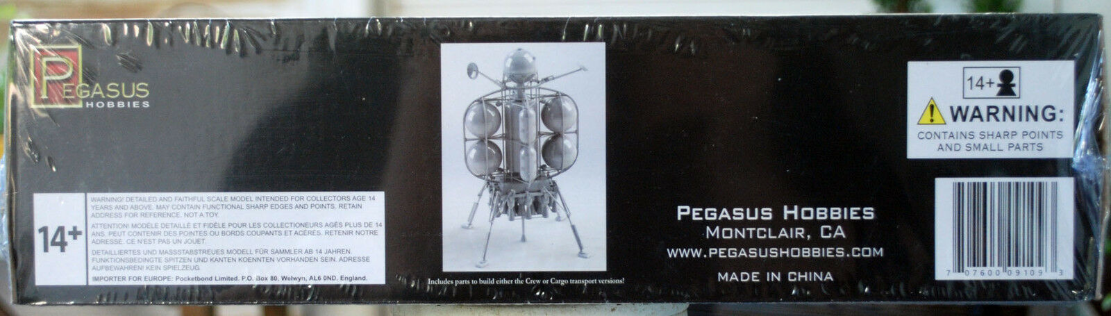 The Moonlander Spacecraft Wernher von Braun 1:350  Pegasus 9109