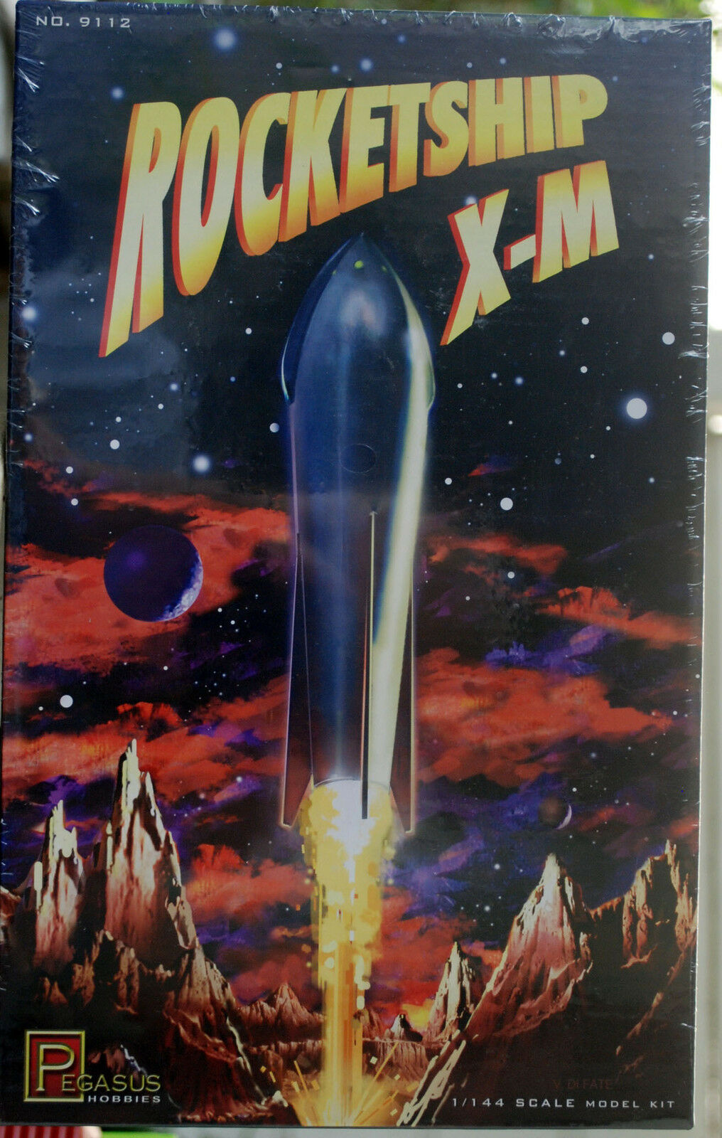 Rocket Ship X-M Rakete Mondrakete Wernher von Braun 1:144  Pegasus 9112