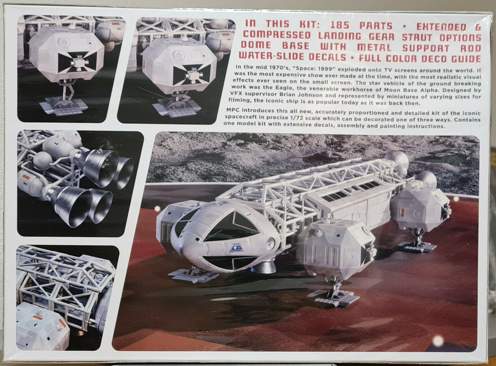 MPC 913 Space 1999 Alpha Moonbase Mondbasis Alpha 1 Eagle 1 1:72