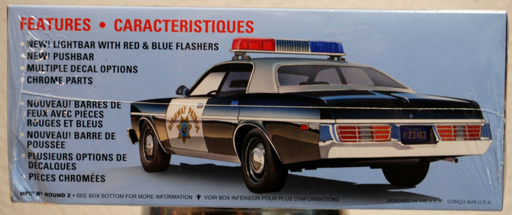 1978 Dodge Monaco 4-door Sedan California Highway Patrol Police Car 1:25 MPC 922