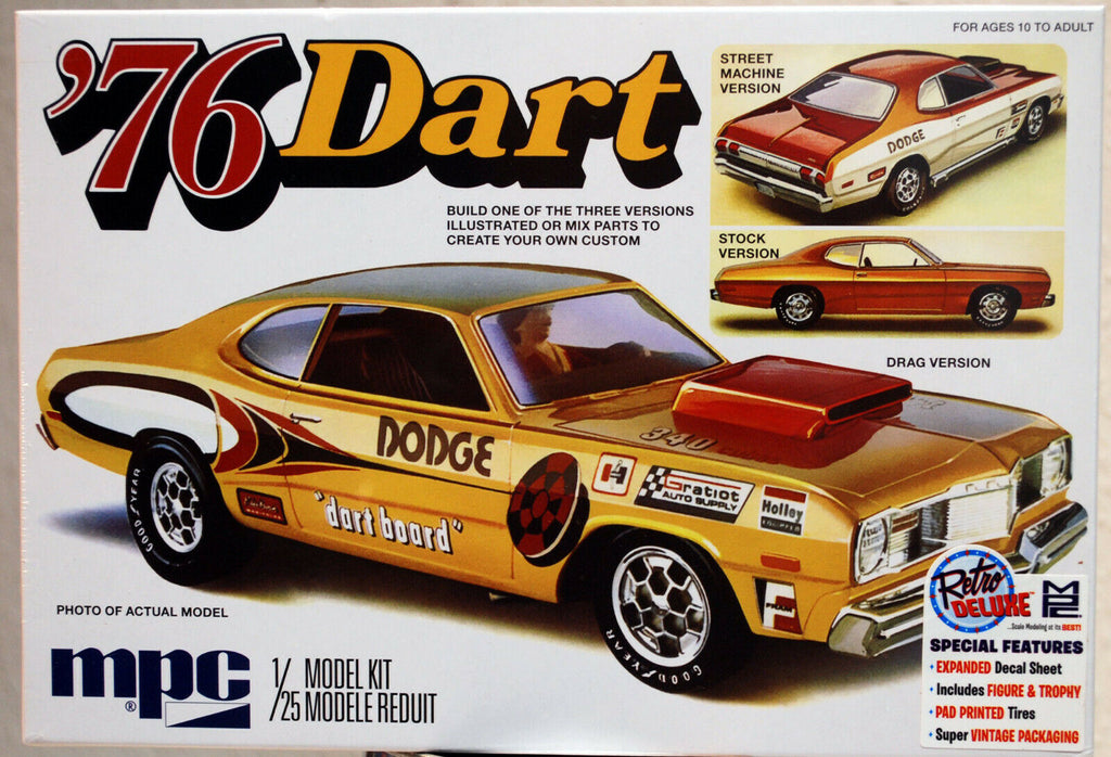 1976 Dodge Dart 3´n1 1:25 MPC 925 Wiederauflage neu 2020