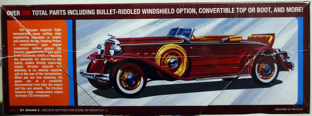 1932 Chrysler Imperial Convertible Coupe Gangbusters 1:25 MPC 926