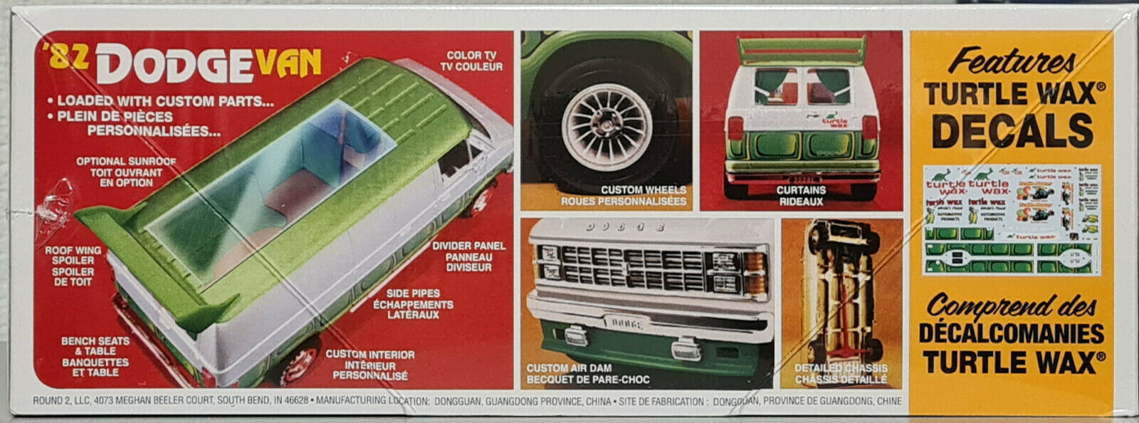 MPC 943 1982 Dodge Custom Van Turtle Wax 1:25