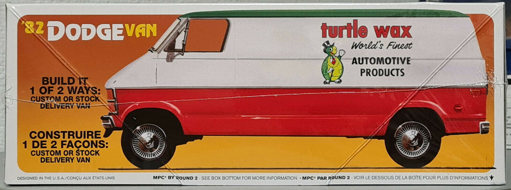 MPC 943 1982 Dodge Custom Van Turtle Wax 1:25
