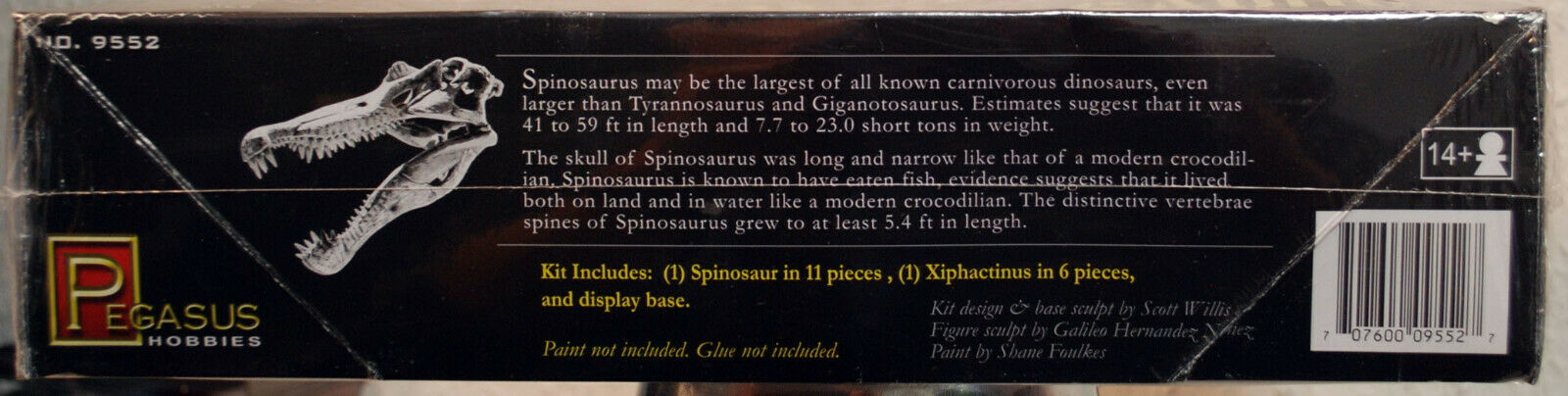 Pegasus 9552 Spinosaurus Dinosaurier 1:24