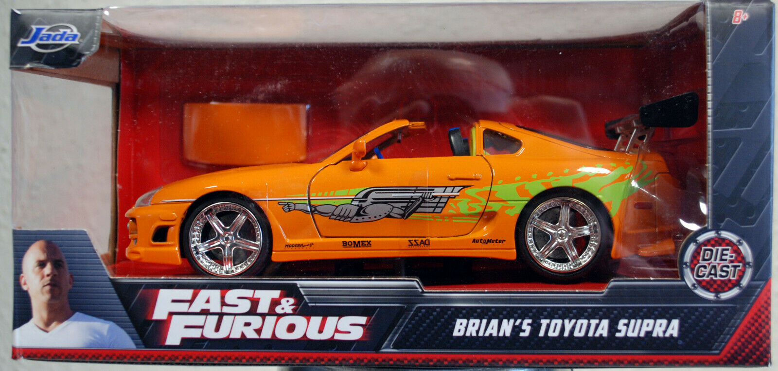 1996 Brians Toyota Supra Fast & Furious 1:24 Jada Toys 97168