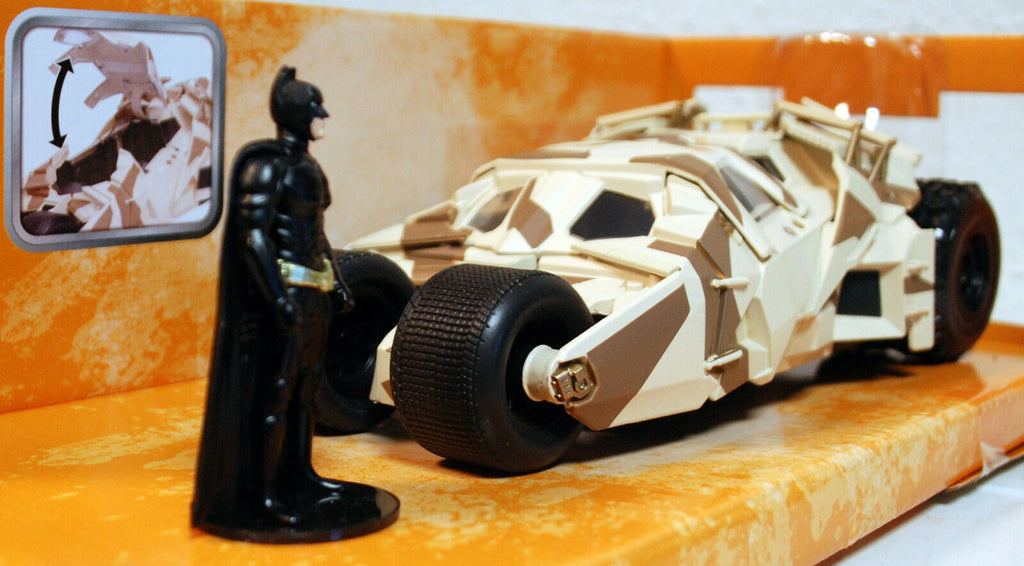 2008 Batmobile Camouflage mit Batman The Dark Knight 1:24 Jada 98543