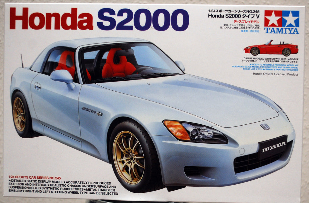 1999 Honda S 2000 Roadster JDM Set inkl. Upgrade Set 1:24 Tamiya 24245