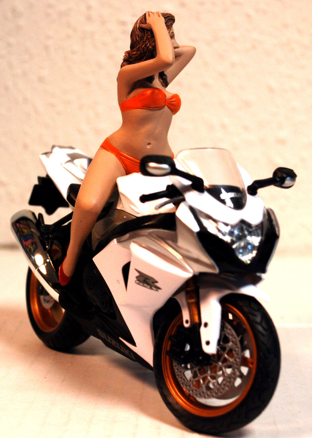 38373 American Diorama Biker Girl Cindy Motorrad Fahrer 1:12 Neu 2019