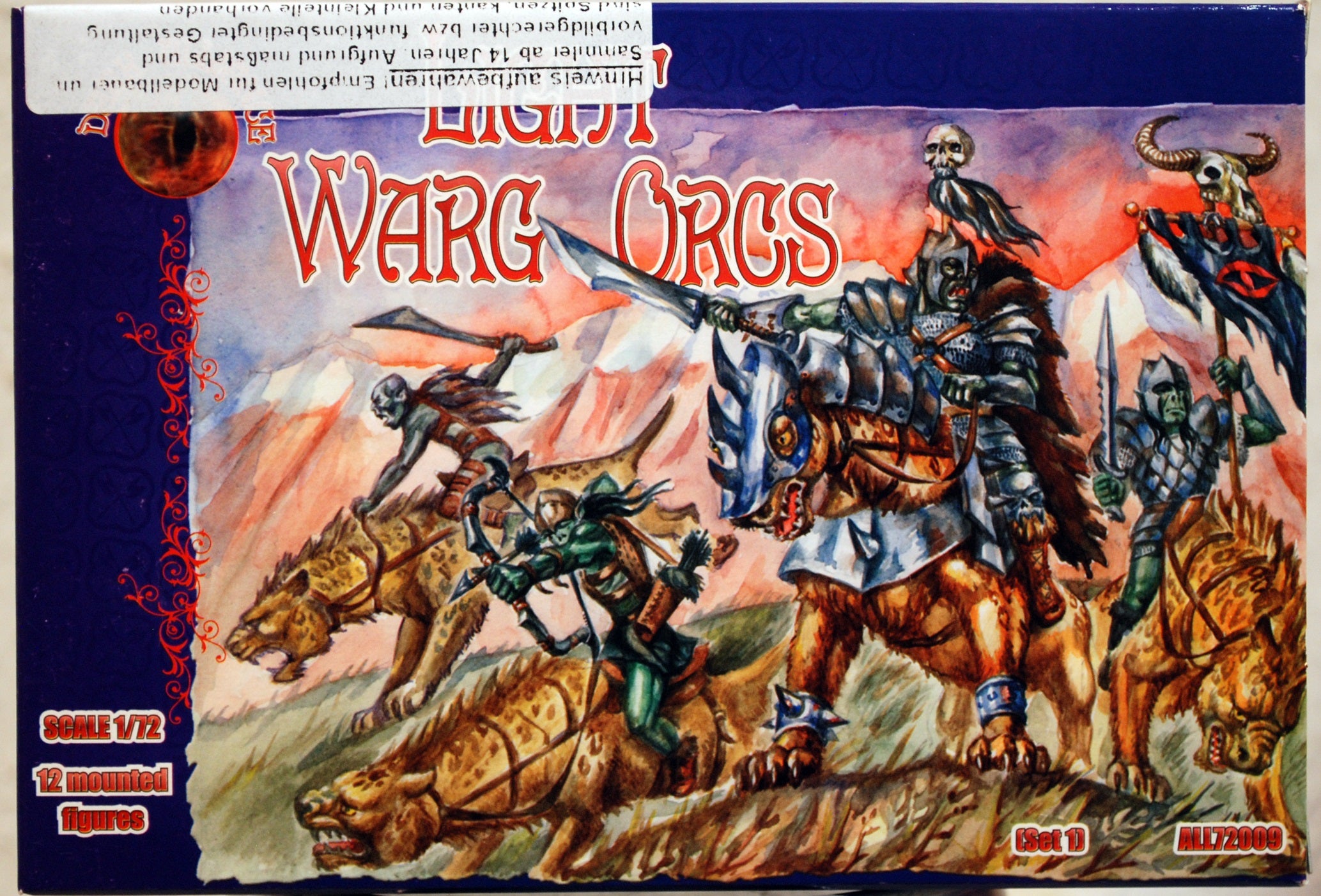 Alliance 72009 Light Warg Orcs Set 1 1:72