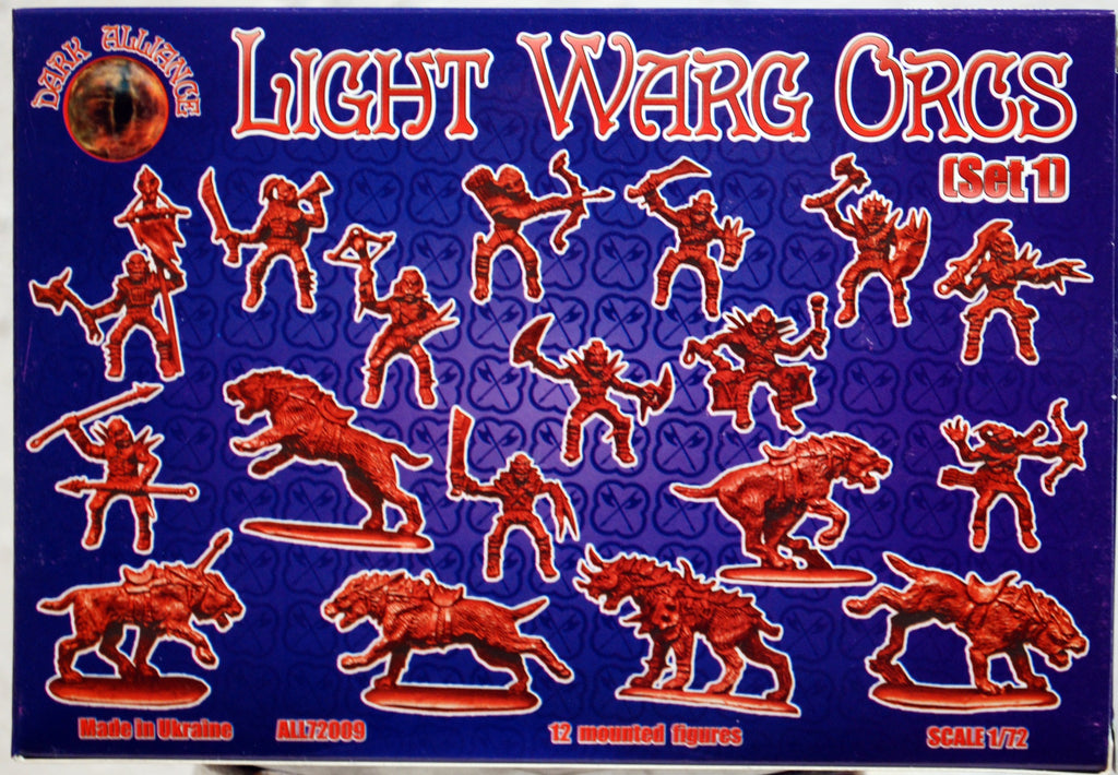 Alliance 72009 Light Warg Orcs Set 1 1:72