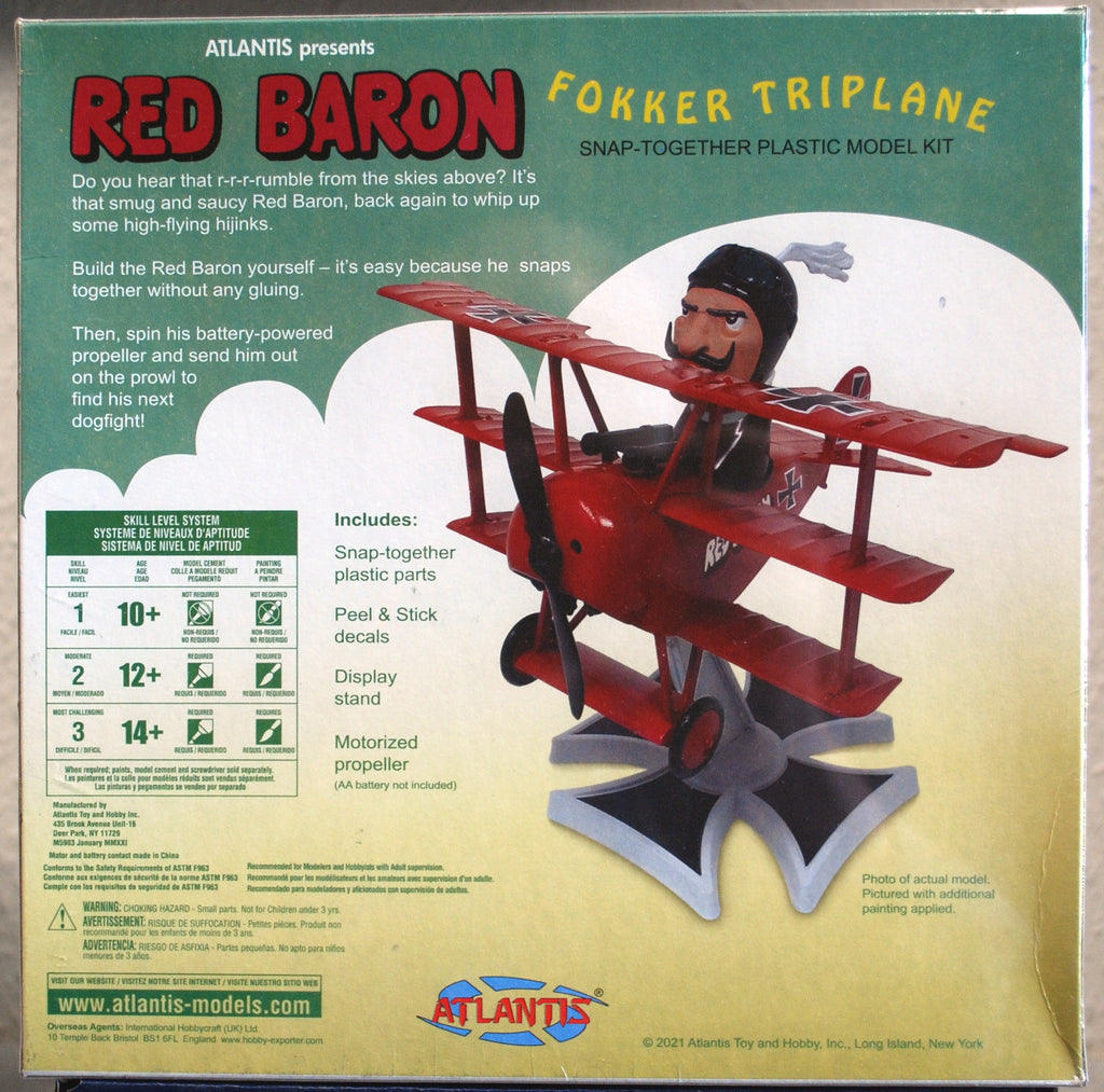 Peanuts (Snoopy vs.) the Red Baron Triplane Atlantis 5903