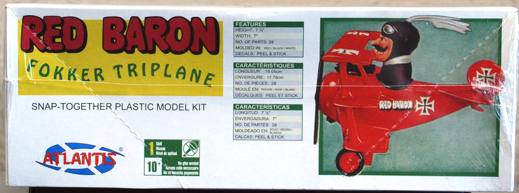Peanuts (Snoopy vs.) the Red Baron Triplane Atlantis 5903