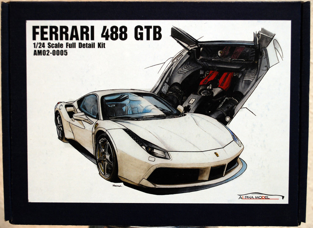 2015 Ferrari 488 GTB 1:24 Alpha Model 02-0005 neu 2020