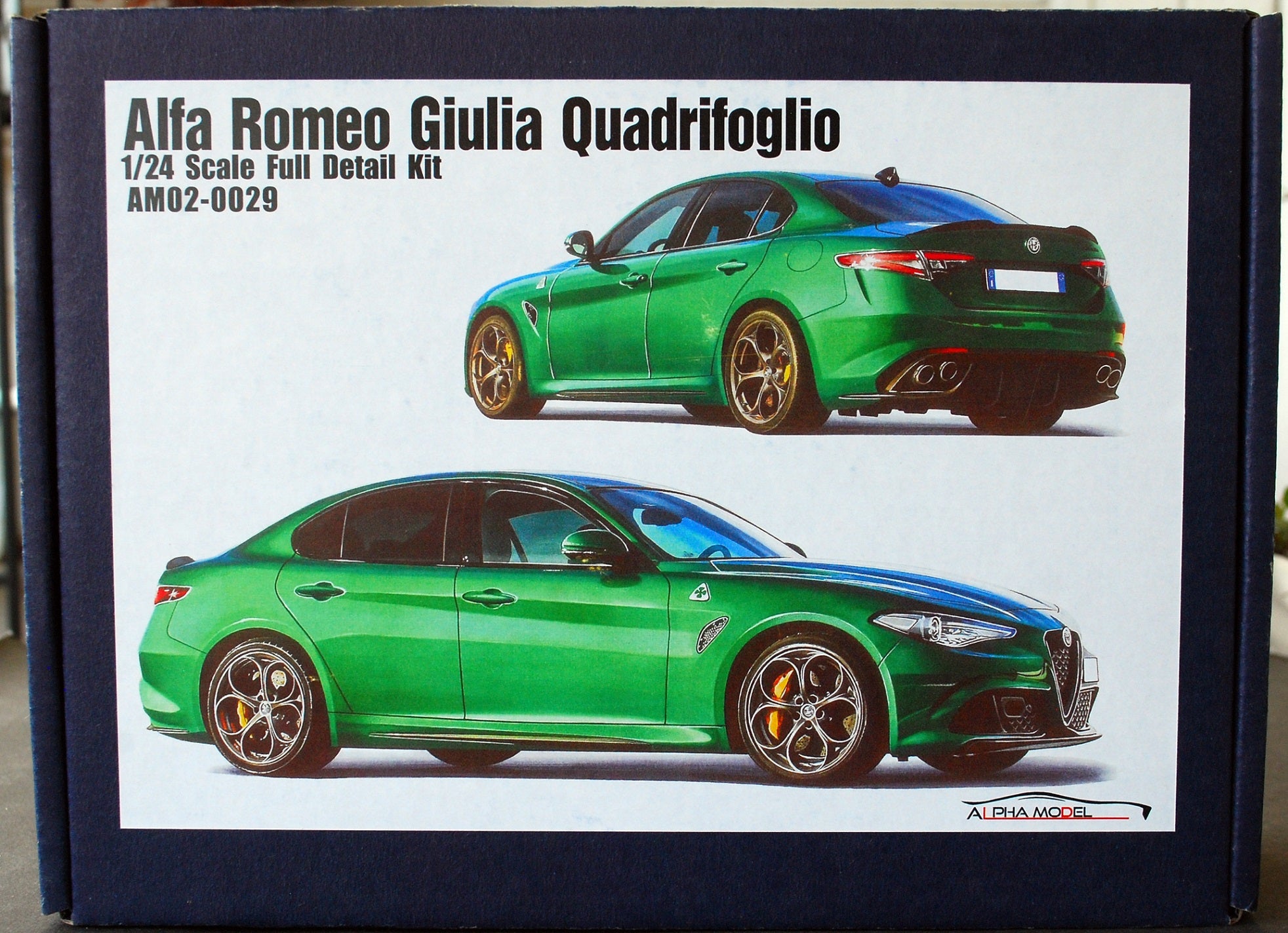 2020 Alfa Romeo Giulia Quadrifoglio 1:24 Alpha Model 02-0029 neu 2022