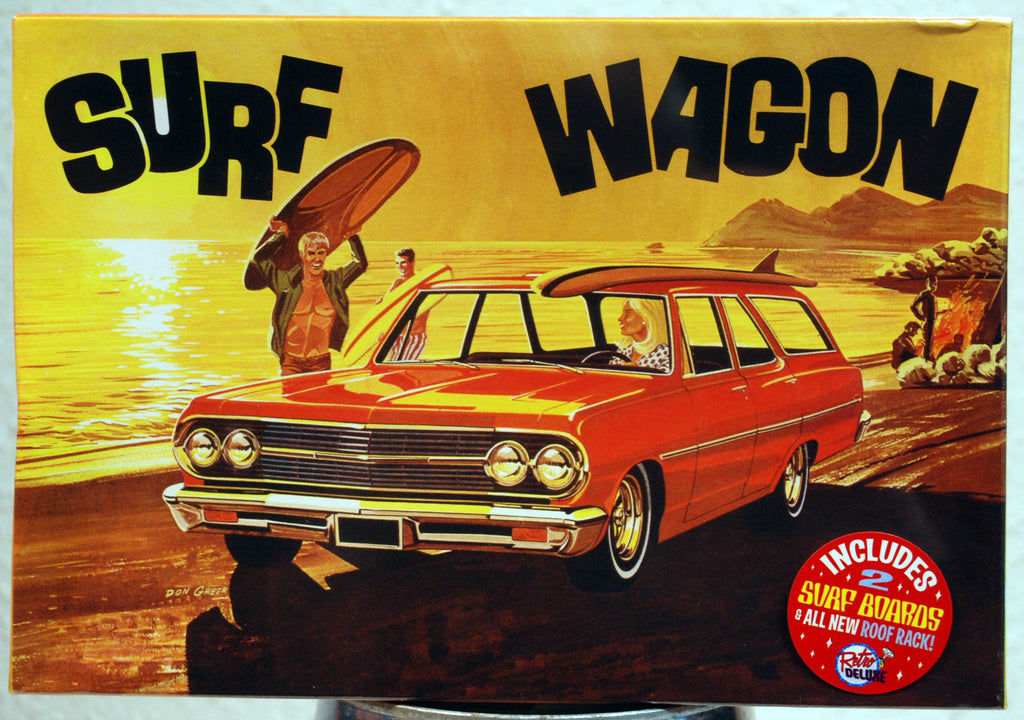 1965 Chevrolet Chevelle Station Surf Wagon 4´n1 Kit 1:25 AMT 1131 wieder 2019