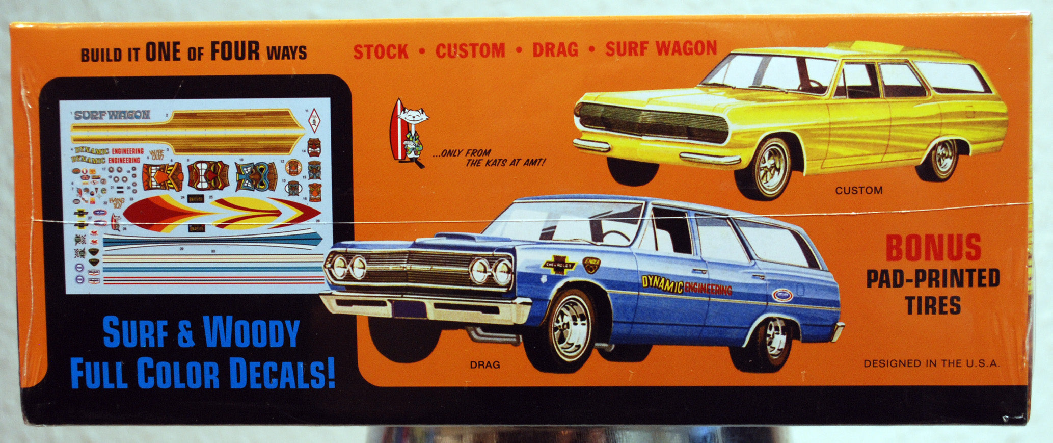 1965 Chevrolet Chevelle Station Surf Wagon 4´n1 Kit 1:25 AMT 1131 wieder 2019