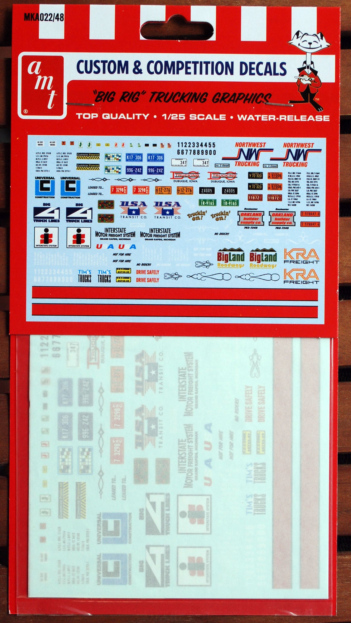 AMT MKA022 Custom & Competition Decals Big Rig Truckin Graphics neu 2018