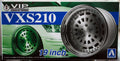Aoshima 052471 Felgen VIP Modular VXS 210 19 Zoll inkl. Reifen, 1:24 # 08