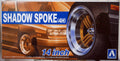 Aoshima 053225 Felgen Shadow Spoke 4H 14 Zoll inkl. Reifen 1:24 # 29