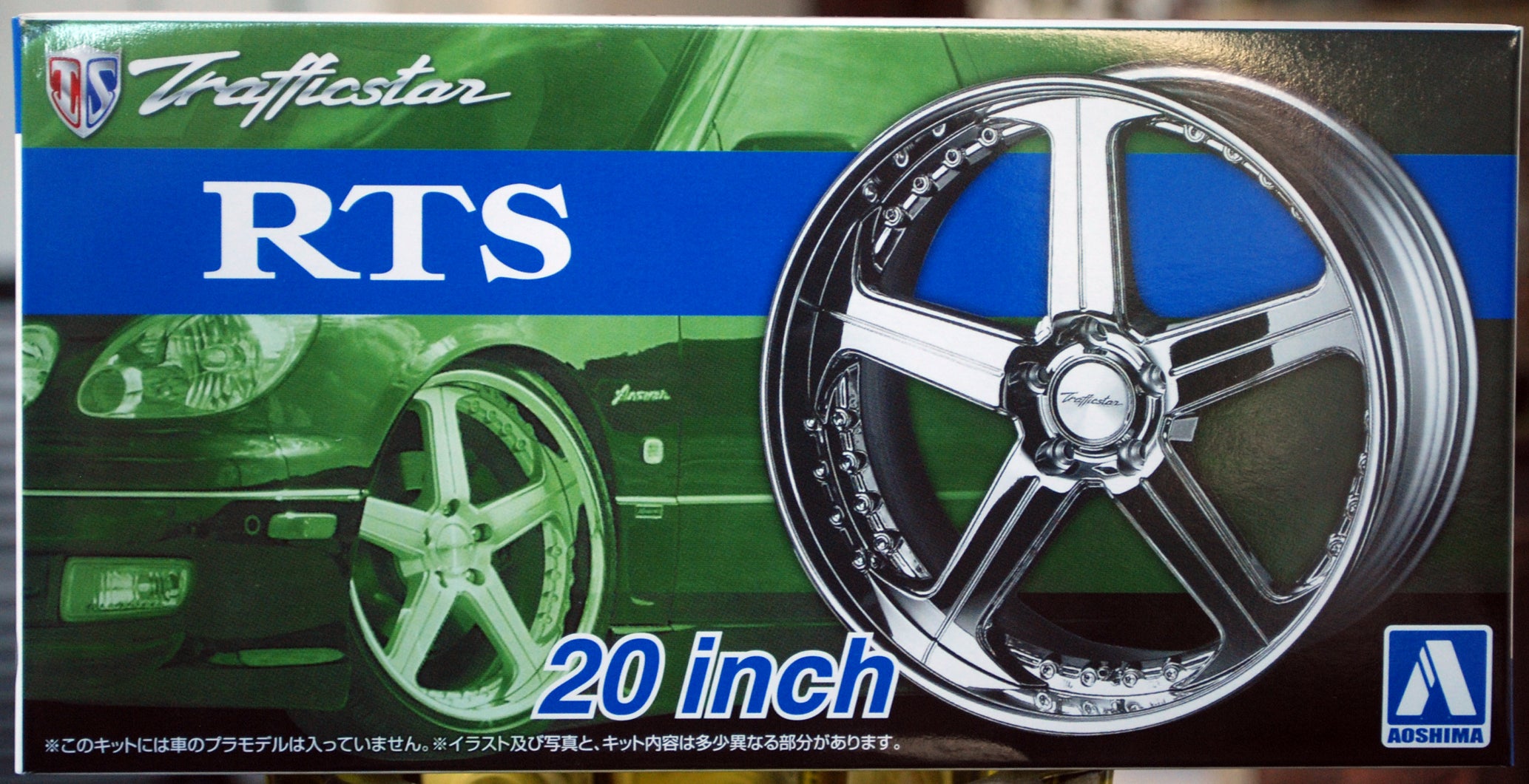 Aoshima 053706 Felgen Trafficstar RTS 20 Zoll inkl. Reifen 1:24 #37