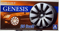 Aoshima 054666 Felgen Fabulous Genesis 20 Zoll inkl. Reifen 1:24 # 75