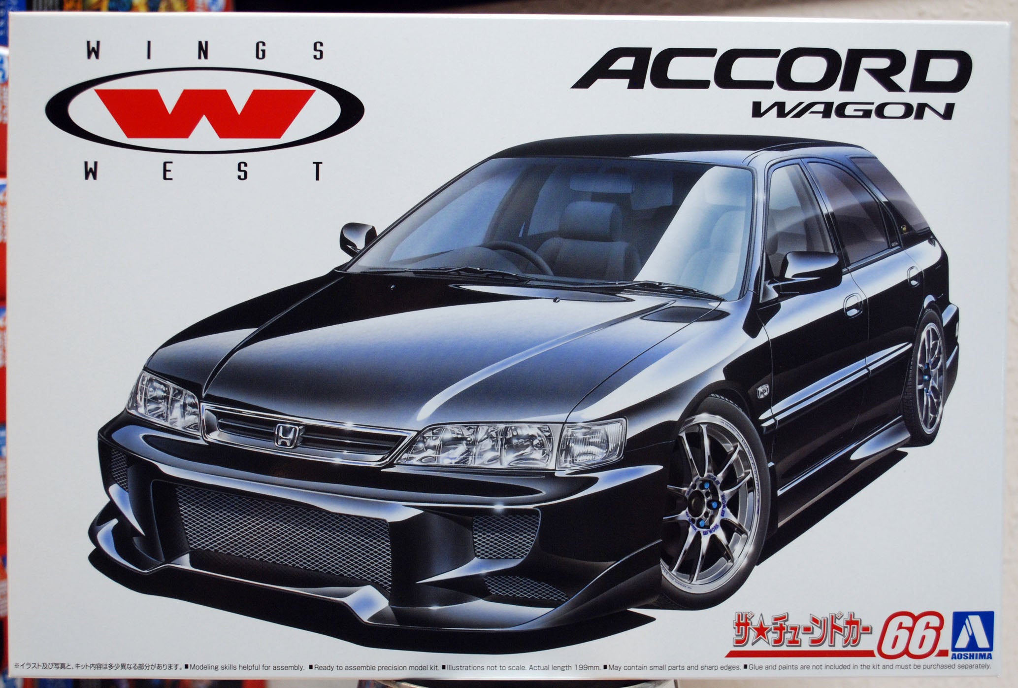 Aoshima 058039 1997 Honda Accord Wagon Wings West JDM 1:24