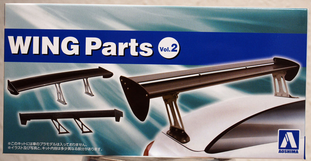 Wing Parts Vol. 2 Heckspoiler Rear Wings Tuning Parts 1:24 Aoshima 058244 #94