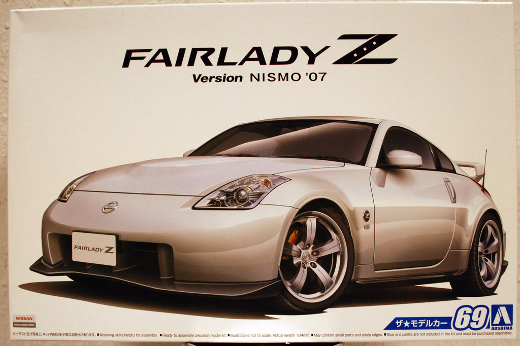 Aoshima 058480 2007 Nissan Fairlady Z Z-33 Nismo JDM 1:24