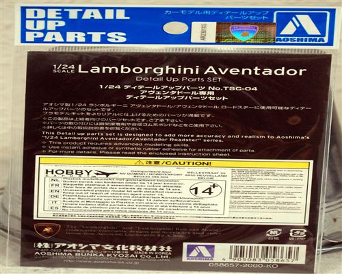 Aoshima 058657 2011 Lamborghini Aventador LP 400-4 Detail Up Parts 1:24