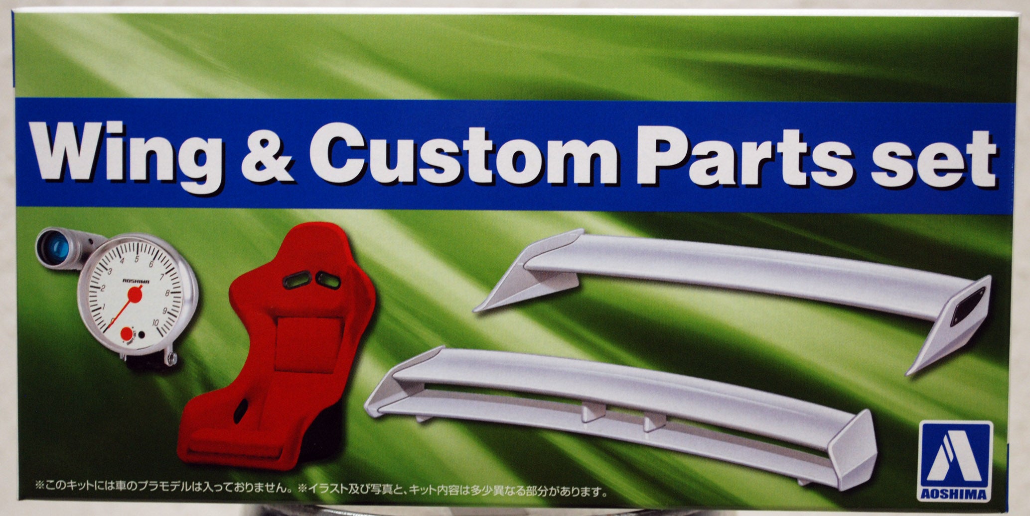 Wing & Custom Parts Heckspoiler Rear Wings Tuning Parts 1:24 Aoshima 059739 #95