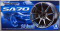 Aoshima 054635 WedsSport SA-70 18 Zoll Felgen+ Reifen JDM 1:24 # 72