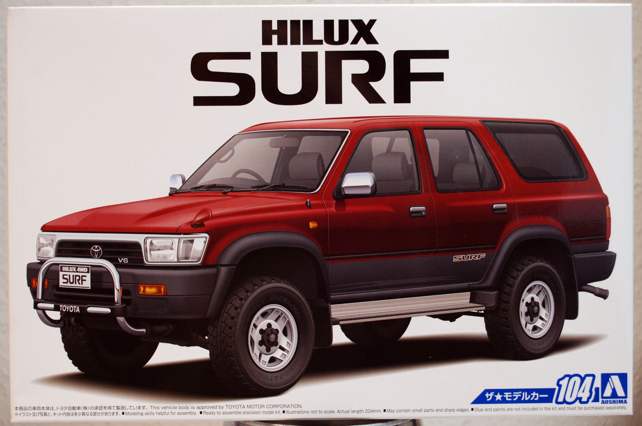 Aoshima 056981 1991 Toyota Hilux Surf SSR N 130 JDM 1:24