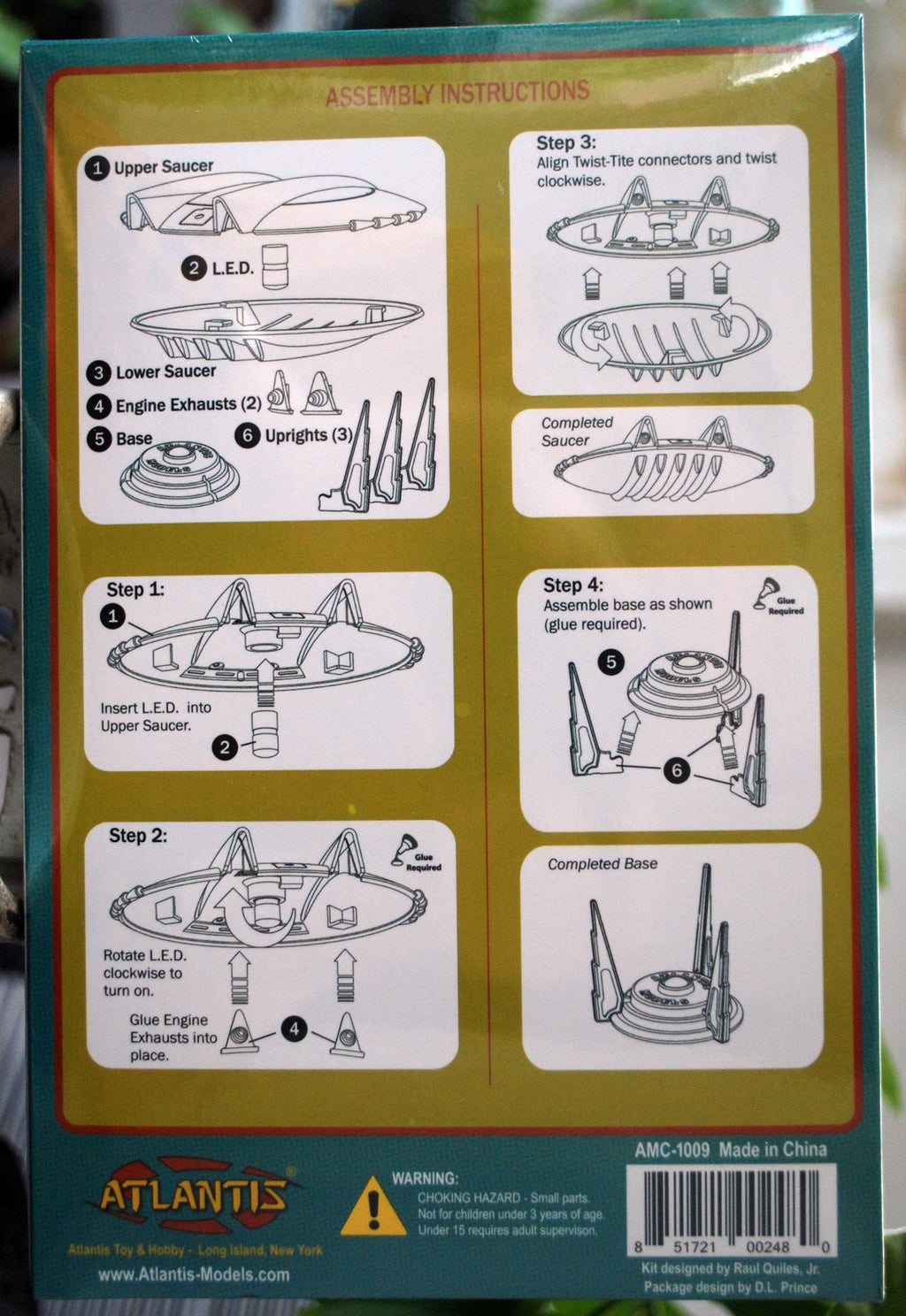 Vic Torry and his Flying Saucer UFO Fliegende Untertasse Atlantis 1009