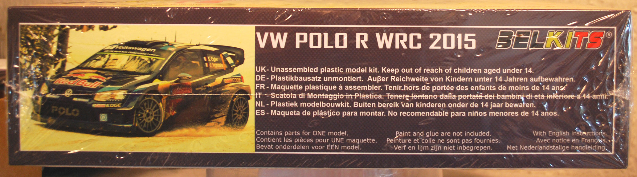 Belkits 010 2015 Volkswagen Red Bull VW Polo R WRC Monte Carlo 1:24  neu 2017