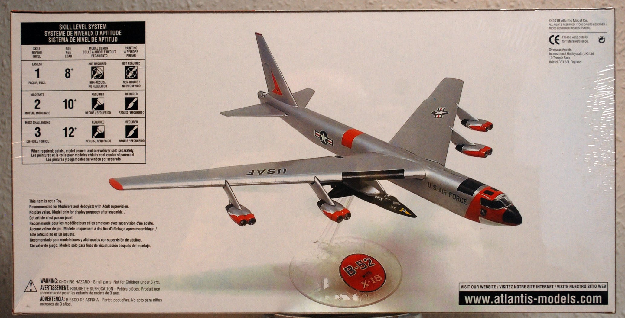 B 52 with X-15 1:175  Atlantis 273