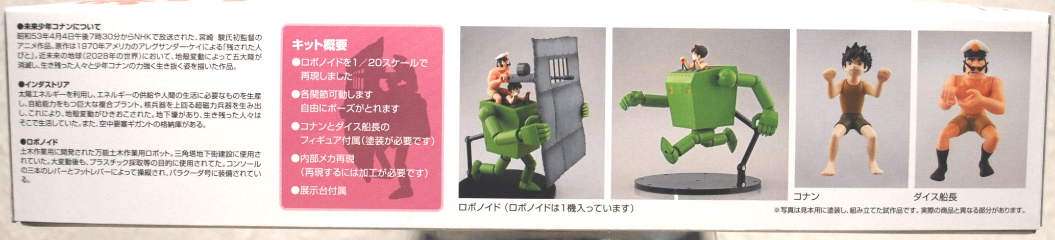Future boy Conan Robonoid Dyce 1:20 Aoshima 055069